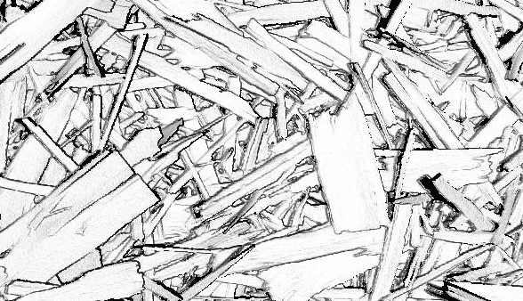 Wood flake segmentation