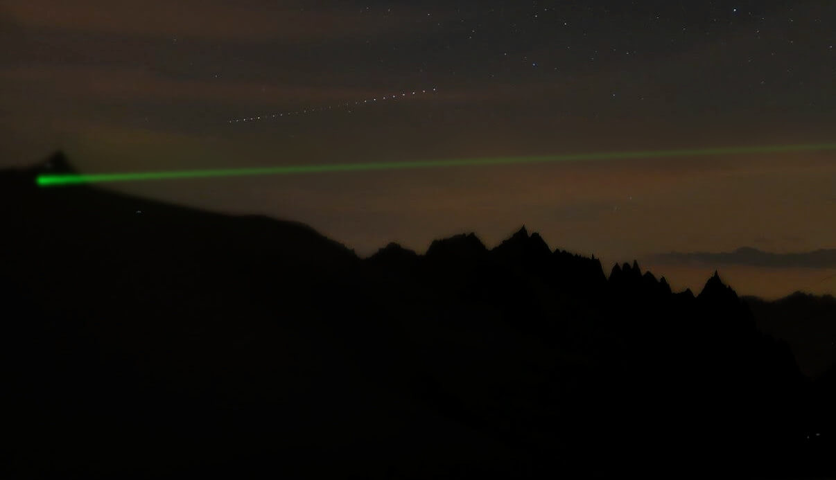Mont Blanc lasers