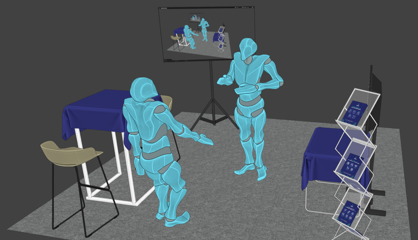 Markerless motion capture visualisation